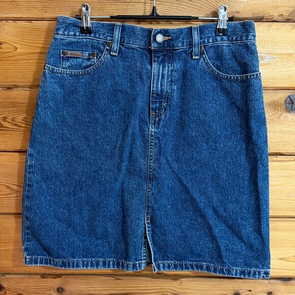 Eddie Bauer Jeans Skirt Size Medium - Picture 1 of 5